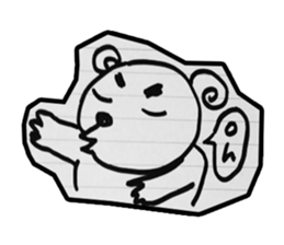 doodle bear sticker #6917388