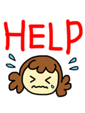 The sticker which does not do its alone sticker #6917800