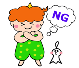 Thunder gorotchi english sticker #6917955