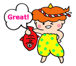 Thunder gorotchi english sticker #6917958