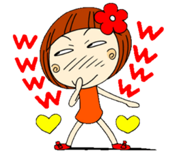 Castor bean-chan 2 sticker #6918368