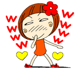 Castor bean-chan 2 sticker #6918368