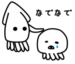 Ika and Tako (Squid and Octopus) sticker #6918589