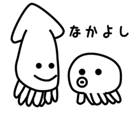 Ika and Tako (Squid and Octopus) sticker #6918590