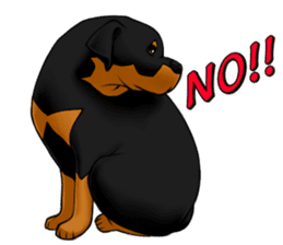 The Rottweilers. sticker #6919641