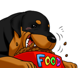 The Rottweilers. sticker #6919646