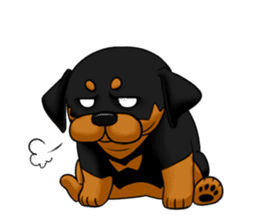The Rottweilers. sticker #6919661