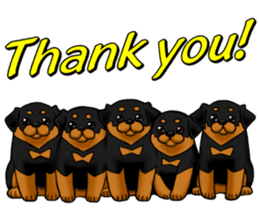 The Rottweilers. sticker #6919668