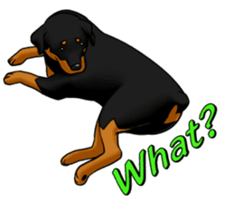 The Rottweilers. sticker #6919669