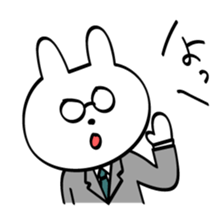 New employee rabbit Usamura sticker #6919815