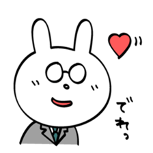 New employee rabbit Usamura sticker #6919816