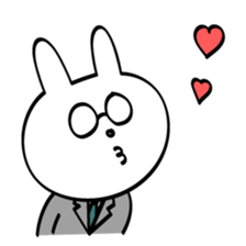 New employee rabbit Usamura sticker #6919817