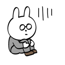 New employee rabbit Usamura sticker #6919819