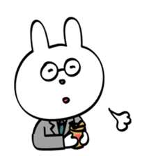 New employee rabbit Usamura sticker #6919820