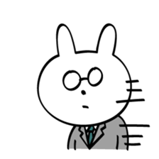 New employee rabbit Usamura sticker #6919823