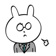 New employee rabbit Usamura sticker #6919824