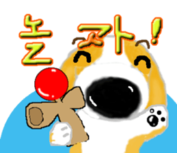 The hanamaruwanko(Hangul) sticker #6920325