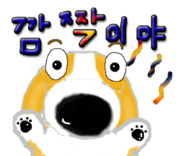 The hanamaruwanko(Hangul) sticker #6920327