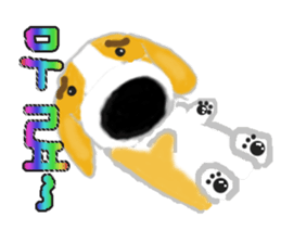 The hanamaruwanko(Hangul) sticker #6920332