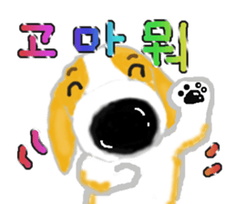 The hanamaruwanko(Hangul) sticker #6920345