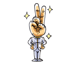 Fist man & The Gang sticker #6921077