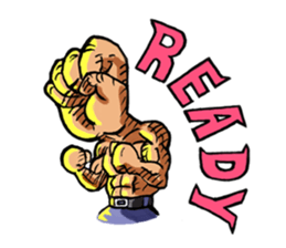 Fist man & The Gang sticker #6921107