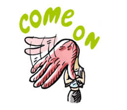 Fist man & The Gang sticker #6921110