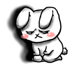 Naughty rabbit(English version) sticker #6921592