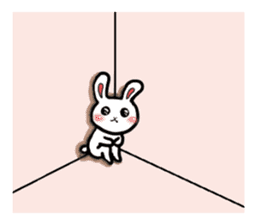 Naughty rabbit(English version) sticker #6921594