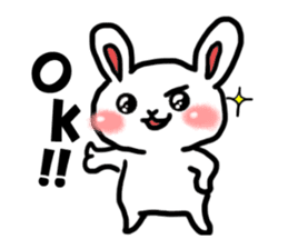 Naughty rabbit(English version) sticker #6921601