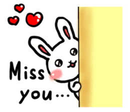 Naughty rabbit(English version) sticker #6921602