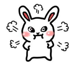 Naughty rabbit(English version) sticker #6921603