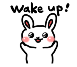 Naughty rabbit(English version) sticker #6921604