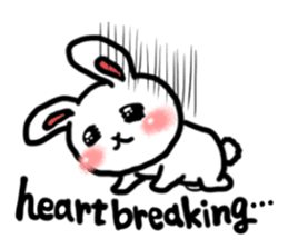 Naughty rabbit(English version) sticker #6921605