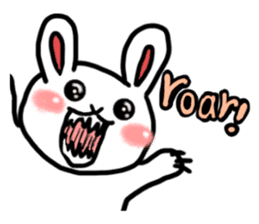 Naughty rabbit(English version) sticker #6921606
