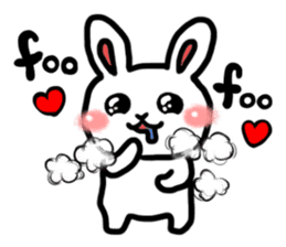 Naughty rabbit(English version) sticker #6921607