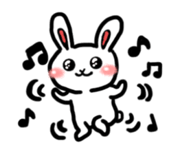 Naughty rabbit(English version) sticker #6921610