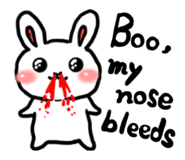Naughty rabbit(English version) sticker #6921613