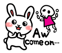 Naughty rabbit(English version) sticker #6921616