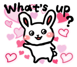 Naughty rabbit(English version) sticker #6921622