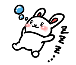 Naughty rabbit(English version) sticker #6921627
