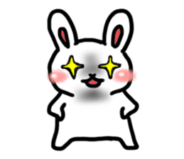 Naughty rabbit(English version) sticker #6921628
