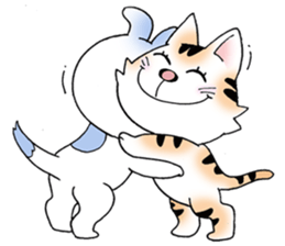 Cat&Dog Story sticker #6921873