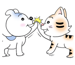 Cat&Dog Story sticker #6921884
