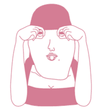 Good woman "sister Momoko" sticker #6922835