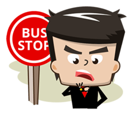 Office Man Worker sticker #6923332