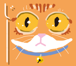 Friend of a pleasant cat sticker #6923395