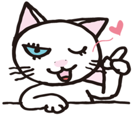 Friend of a pleasant cat sticker #6923420