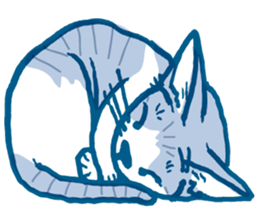 Friend of a pleasant cat sticker #6923425