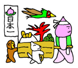 Momotaro Japan old tale sticker #6923589
